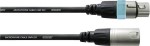 Cordial XLR M - XLR F Cable / Lead, 5m