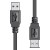 Avlink USB Extension 2.0 Type A Plug - Type A Socket Lead 5.0m (113.005UK), Black