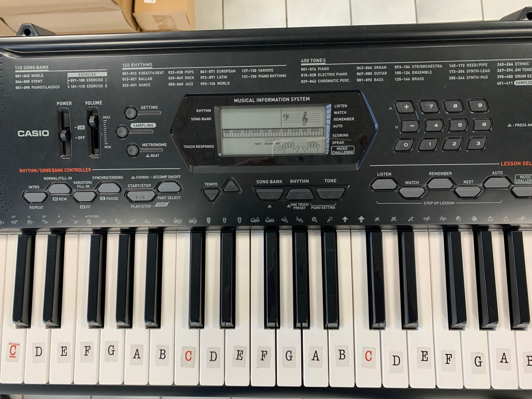 HW Audio Casio CTK 3000 Keyboard with Power Supply Used