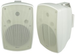 Adastra BH6 Speakers Indoor/Outdoor Pair, White
