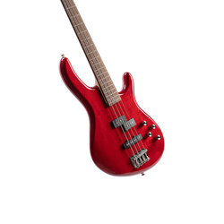 Cort Action Plus Bass Guitar, Trans Red (ACTION-PLUS-TR)