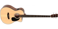 Sigma Jumbo Cutaway Body Solid Sitka Spruce Top Acoustic Bass (SIG-GTR-BMC-1S, Natural, Micarta