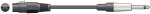 Chord Classic Microphone Lead XLR Female - 1/4" Jack, Black, 3m