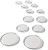 Slapklatz Drum Dampeners Refillz 12 Pack, Clear