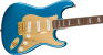 Squier 40th Anniversary Stratocaster, Lake Placid Blue, Gold Edition