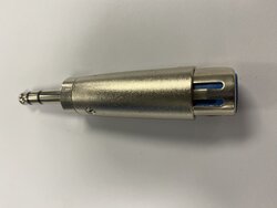 QTX Adaptor XLR Female - 6.35mm Stereo Jack Plug (764.739UK)