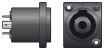 Neutrik NL4MPXX 4-Pole Speakon Chassis / Panel Socket 763.454UK