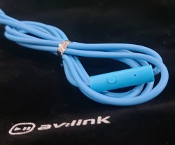 Av:link Multimedia Headphones With In-Line Microphone PH10-BLU (100.533UK)