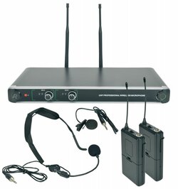 Chord NU20 Dual UHF Beltpack with Neckband and Tie Clip (171.926UK), Ex Demo
