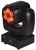 QTX MHS-90L 6 X 10 Watt RGBW LED Moving Head With Green Laser, Black