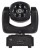 QTX MHS-90L 6 X 10 Watt RGBW LED Moving Head With Green Laser, Black
