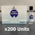 Medikings Hand Sanitiser, 200 Pcs, 50ml Each