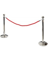 Citronic VIP Queue Barrier Posts and Rope Set (853.982UK)