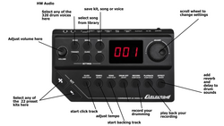 Carlsbro 9 Piece All Mesh CSD35M Electronic Drum Kit