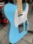 Chord CAL62 Single Cut Electric Guitar, Surf Blue Gloss, Maple Neck