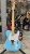 Chord CAL62 Single Cut Electric Guitar, Surf Blue Gloss, Maple Neck