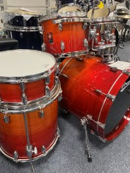 Premier Xpk Drum Kit, No Stands (Shell Pack) - Used, Amber