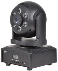QTX MHS-100G 100W Spot-Wash LED Moving Head with Gobos, Ex Demo Lens Missing