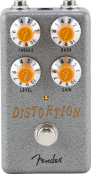 Fender Hammertone Distortion Effect Pedal, Silver