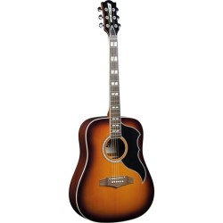 Eko Ranger VI Dreadnought Acoustic, Honey Burst