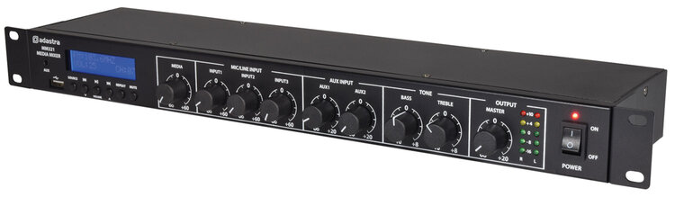 Adastra MM321 Rack Mixer + BT/USB/FM Player MM321, Ex Demo