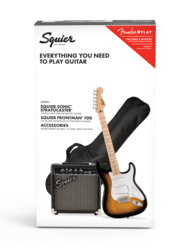 Fender Squier Sonic Stratocaster Pack, 2 Tone Sunburst
