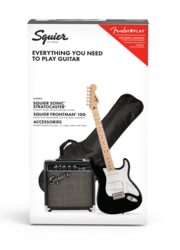 Fender Squier Sonic Stratocaster Pack, Black