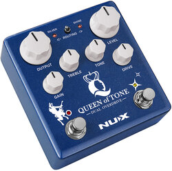 Nux Queen Of Tone Dual Overdrive Pedal NDO-6