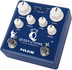 Nux Queen Of Tone Dual Overdrive Pedal NDO-6