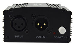 Single Channel 48V Phantom Power Unit 173.481UK, Black