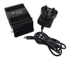 Single Channel 48V Phantom Power Unit 173.481UK, Black