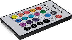 QTX Tri-Par: Rechargeable Triple Diode RGBW PAR Uplighter, Black, 154.047UK