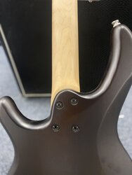 Cort Action Bass PJ Bass Guitar, Open Pore Walnut