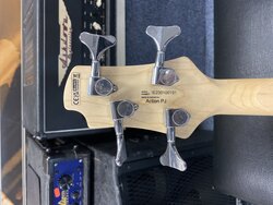 Cort Action Bass PJ Bass Guitar, Open Pore Walnut