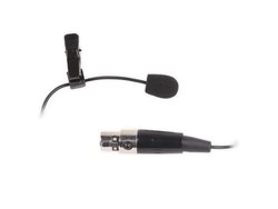 Stagecore SLM50T4 Lavalier / Tie Clip / Lapel Microphone, Black, T4, 4 Pin Mini Xlr Connector