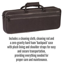 ODYSSEY DEBUT CURVED HEAD C FLUTE OUTFIT W/Case