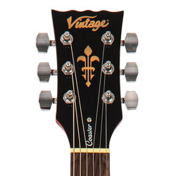 Vintage V10 Coaster Electric Guitar Pack, Cherry Sunburst