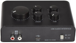 Citronic USB Audio Interface USB2+1 - 2 Mic + 1 Instrument