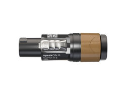 Neutrik Speakon FXX - 2 Pole Cable Connector NL2FXX-W-S, Brown, 6 To 12 MM