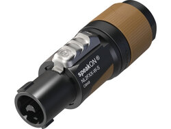 Neutrik Speakon FXX - 2 Pole Cable Connector NL2FXX-W-S, Brown, 6 To 12 MM