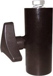 Lighting Stand Adaptor Allows Lighting Effects On Normal 35mm Speaker Stand, Black, Max 15kg