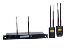 JTS SPT-1 R2 Pack Wireless Audio For Speakers Package - 2x Receivers, Black