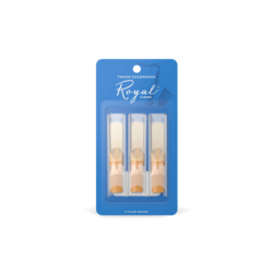 Royal By D'addario Tenor Sax Reeds, 3 Pack, 2.5