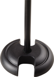 Hercules MS201B PLUS H-Base Microphone Stand, Black, New