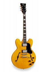 Jazz Root Double Cutaway Semi Acoustic Electric Guitar