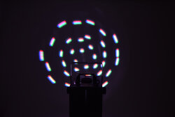 QTX Mooncloud 400W LED Fog Machine With RGB Moonflower Effect And Par Light, 160.491UK