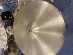 Zildjian 1960's Crash Cymbal, Modified, INK STAMPED - Used, 20"
