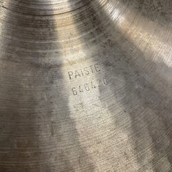 Paiste 2000 Blue Label Late 80's Early 90's Power Ride 20" - Used