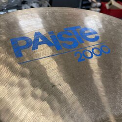 Paiste 2000 Blue Label Late 80's Early 90's Power Ride 20" - Used