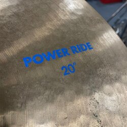 Paiste 2000 Blue Label Late 80's Early 90's Power Ride 20" - Used
